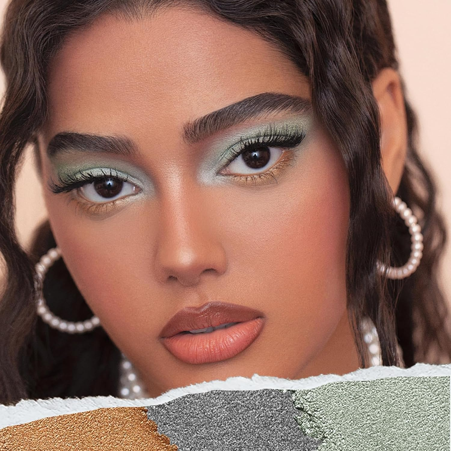 Apooliy 5 Colors Eyeshadow Stick Set,Metallic Shimmer Cream Eye Shadow,Rightener Pencil,Waterproof & Long-Lasting Eyeshadow Pen image number 1