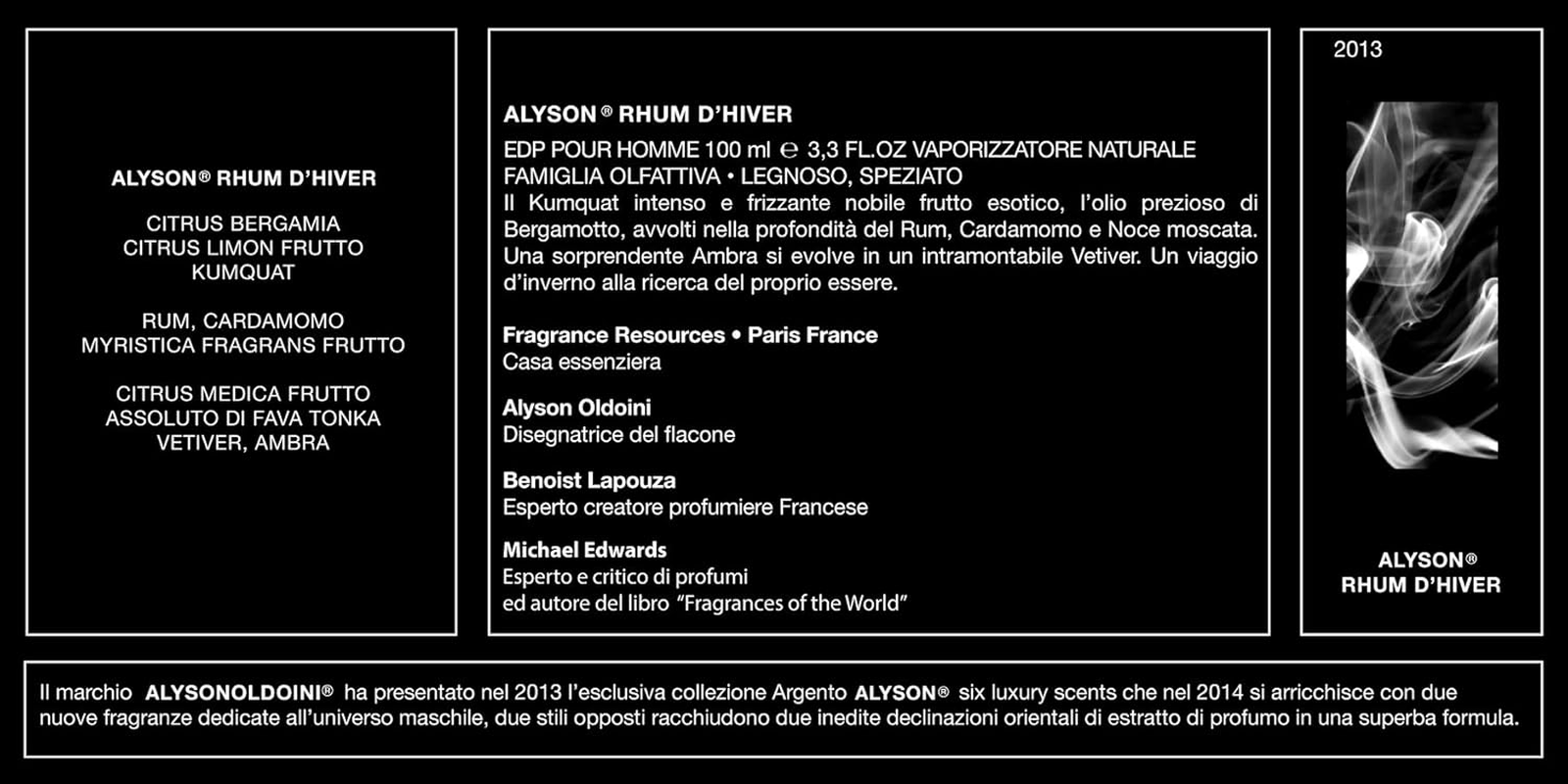 Rhum D'Hiver by Alyson Oldoini Eau De Parfum Spray 100 Ml image number 1