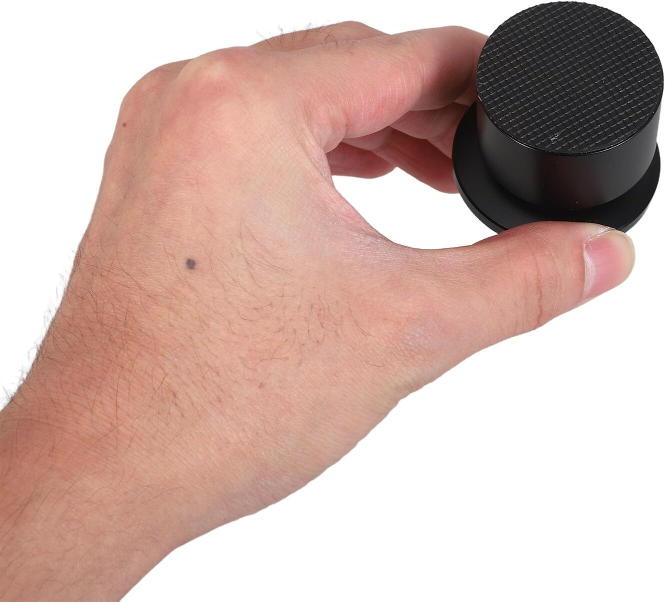 Jojofuny 4Pcs Hifi Speaker Isolation Pads Black Audio Speaker Spike Feet anti Vibration Sound Isolator Pads for Home Audio Systems Turntable CD Player image number 2