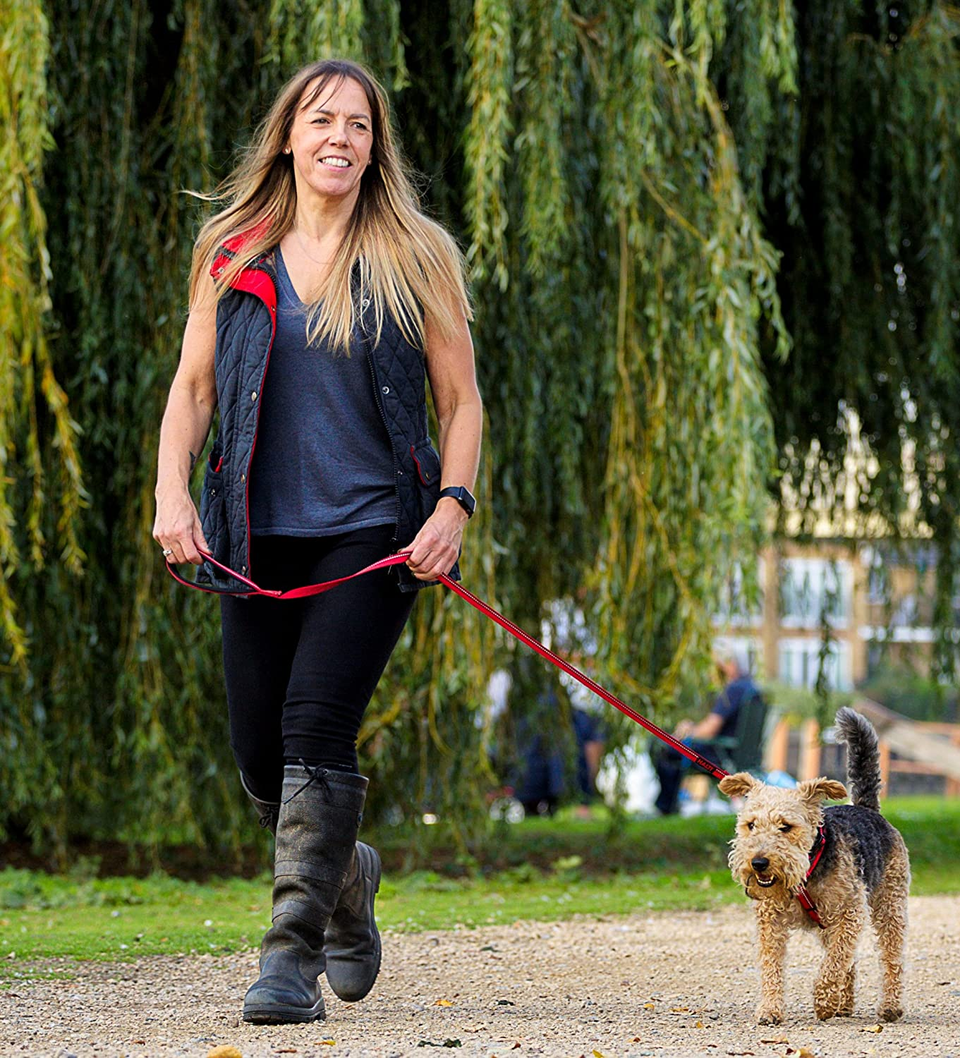 Company of Animals Halti Lead for Dogs, Small, Red image number 1