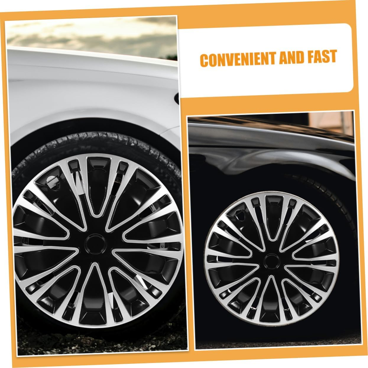 TIDTALEO Wheel Hub Cover for Car and Truck Easy Installation Fit Stylish and Design for Enhanced Vehicle Appearance image number 2