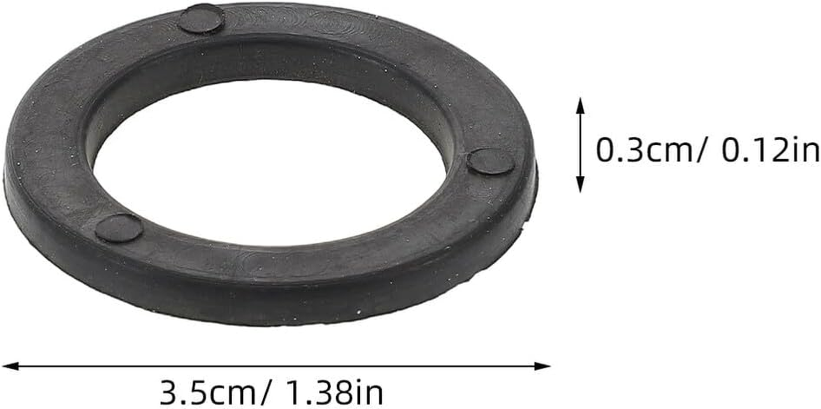 JOINPAYA 20 Pcs Dumbbell Bar Rubber Washers Spinlock Collars for Weightlifting Fitness Training Elastic Hardware for Home and Gym Exercise Equipment Easy Installation image number 1