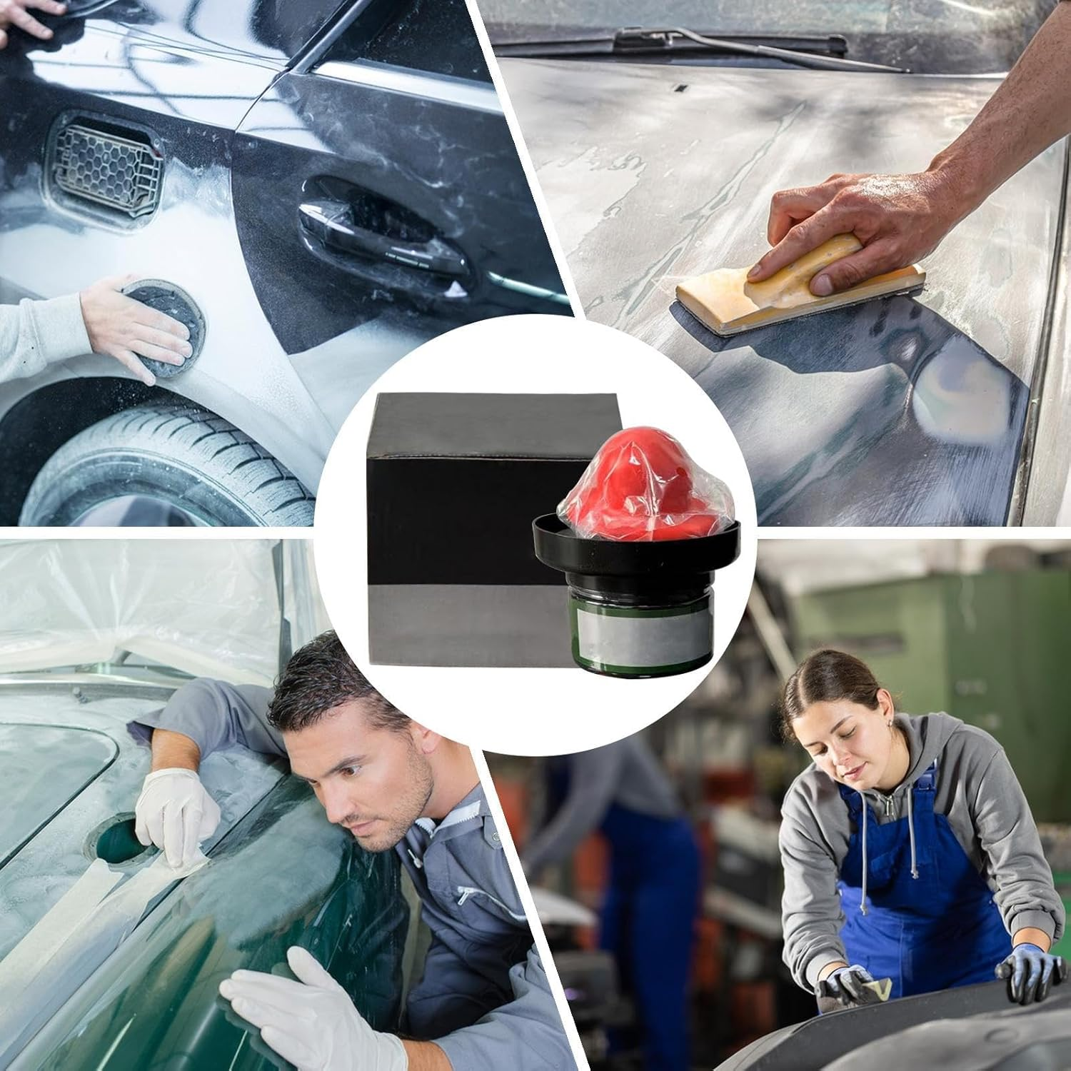 Car Paint Guide Coat for Metal | Dry Guide Powder Coat for Car Body - Metal Sanding Supplies Finds Pinholes for Refinishing Technicians Restoration Crafting Projects image number 3