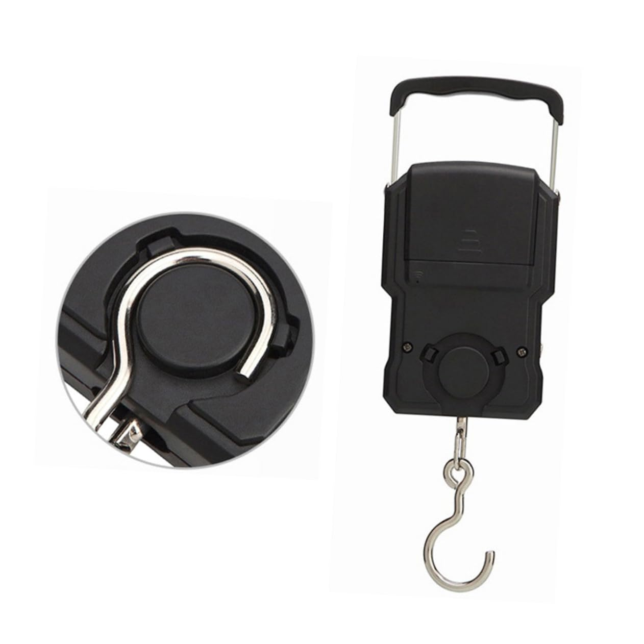 TINEASUR Mini Luggage Scale 75Kg/10G Digital LCD Display Multiple Unit Conversion Handheld Weighing Scale ABS Steel for Travel Suitcase Fishing image number 6