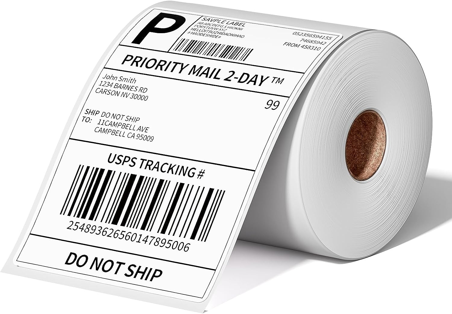 Phomemo Circle Labels- 2" Thermal round Multi Color Label for Barcode Label, DIY Logo Design, Small Business, Pink/Blue/Purple/Mint Green Compatible with Most of Shipping Label Printers, 400Pcs/Roll image number 6