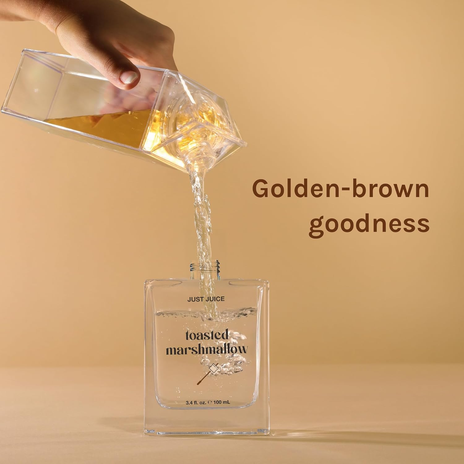 Just Juice Toasted Marshmallow - Vanilla Perfume for Women and Men - Gourmand Perfume with Caramel, Marshmallow, Amber Notes - 3.4 Oz