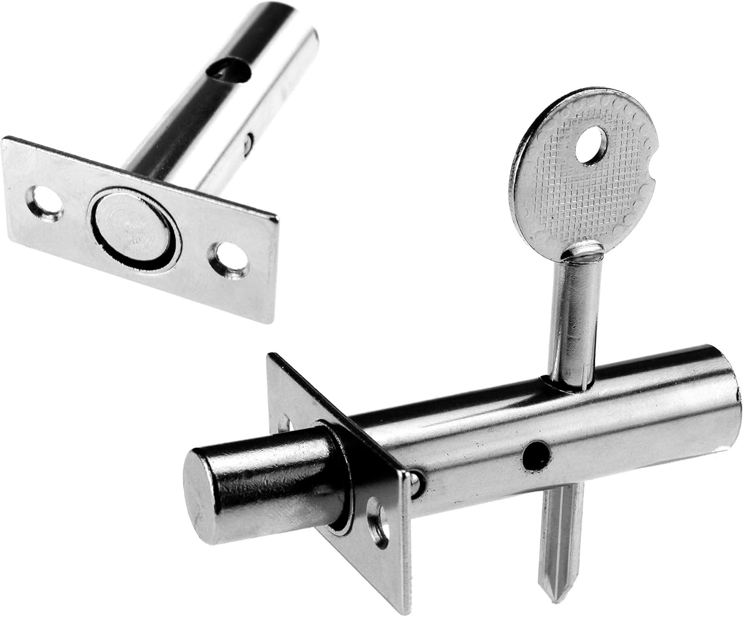 Emsea 2X Security Door Bolts Secure Strong Deadbolt Rack Bolts with Fitting image number 2