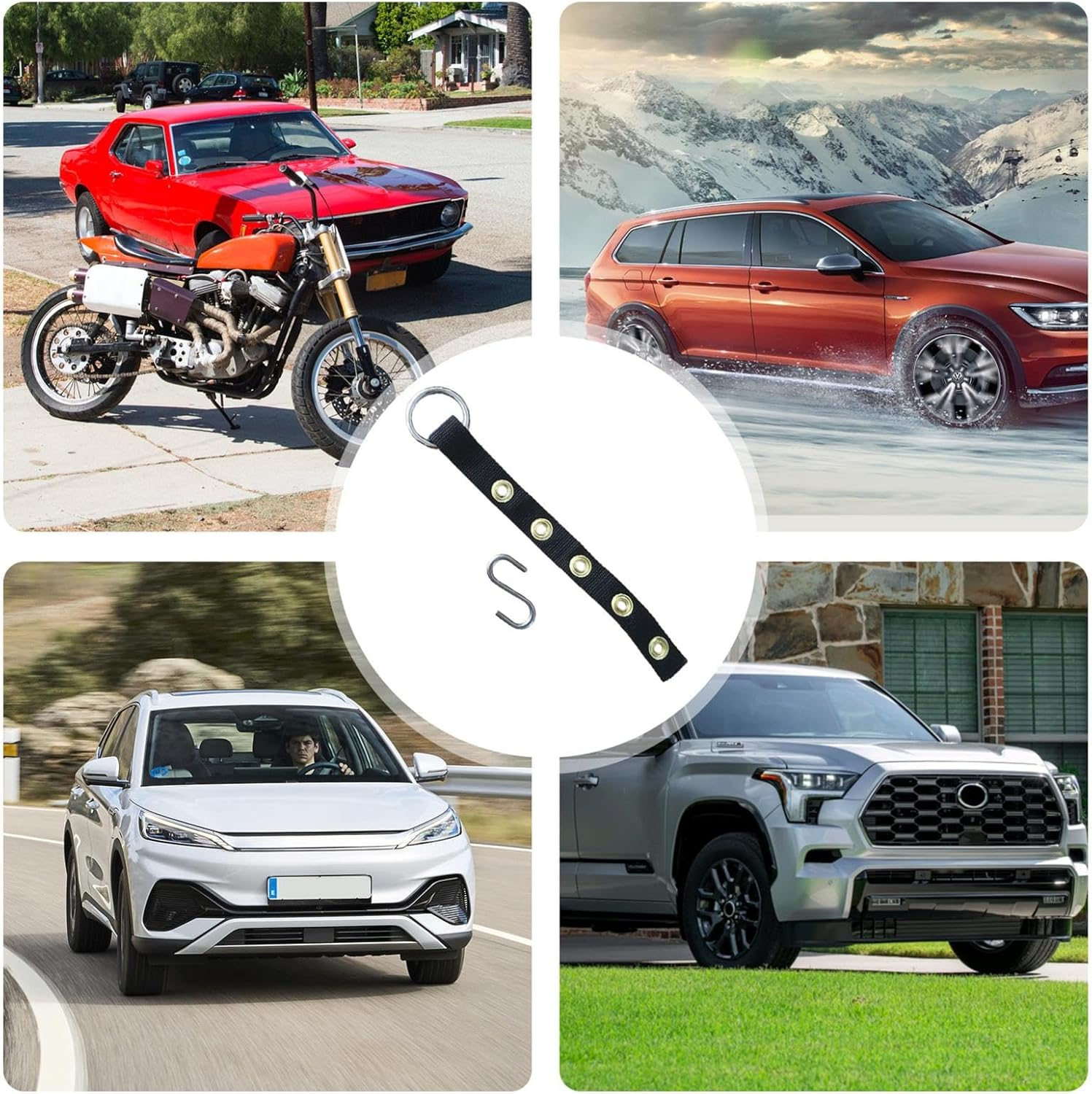 Automotive Dent Removal Tools, Car Dent Removal Equipment, Dent Removal Kit, Dent Repair Tools, S Metal Hook Dent Repair Tools for Auto Body Dents Damage Dent Removal image number 4