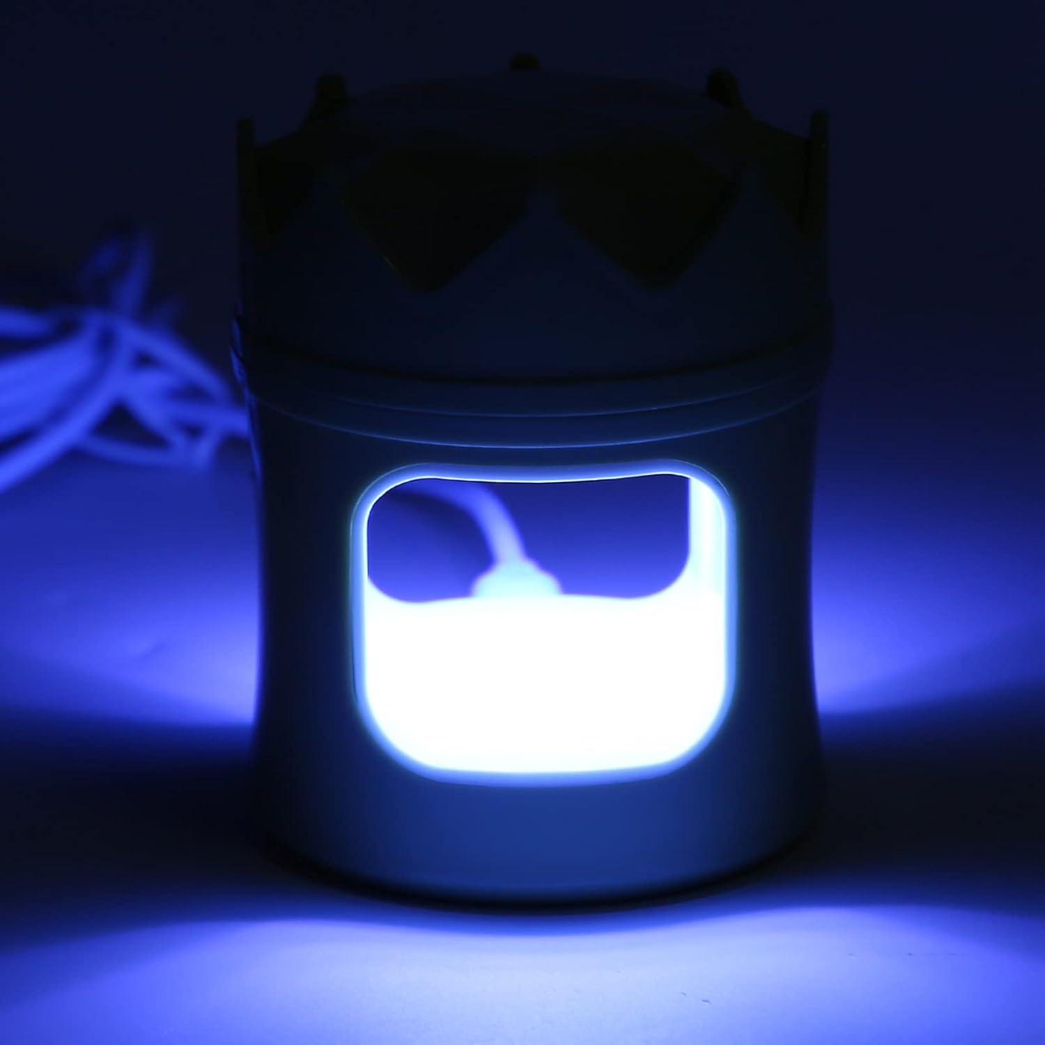 Mini Nail Polish Gel Dryer Soft Lighting Portable Nail Gel Curing Lamp 6Pcs Light Chips (Green) image number 4