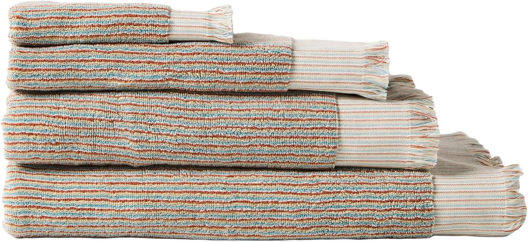 Linen House Alara 580 GSM Face Washer, Rust, 33 Cm X 33 Cm Size - Blue image number 6