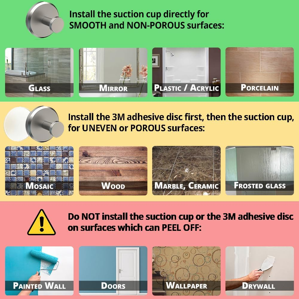 HOME so Robe Hooks Brushed Nickel 2Pk image number 6