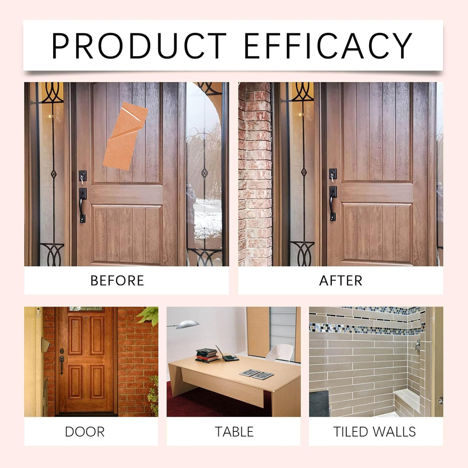 Wjnflqn Glue Gone Adhesive Remover | Labels Removal Solution | 100Ml Gentle Multipurpose Adhesive Remover for Tile Furniture Home Renovation Woodworking Wall Mirror Window Door Floor image number 3