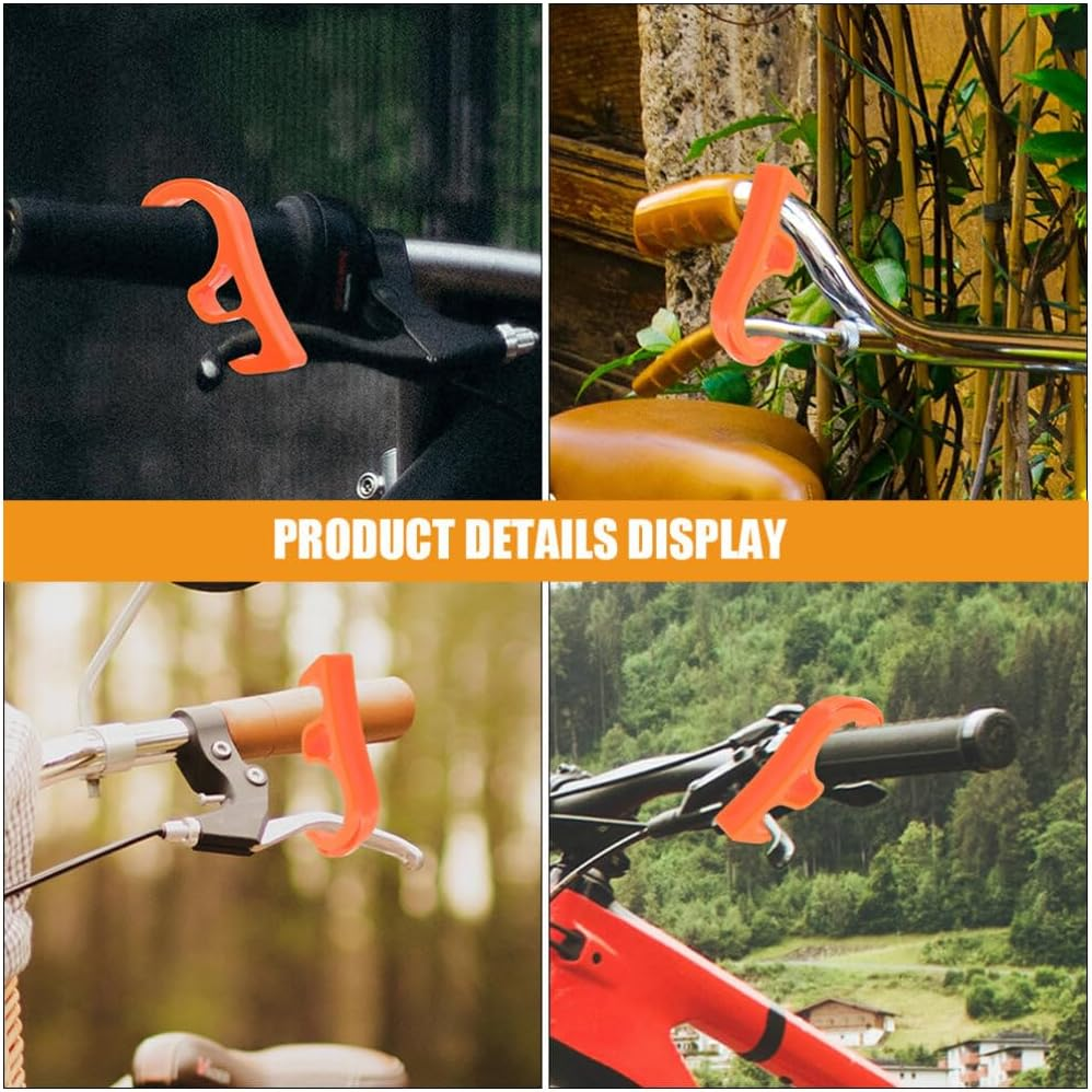 Sosoport 2Pcs Brake Locking Buckle for Motorcycle Bike Secure Lock Convenient Handle Lock Grip for Cycling Accessories Material for Multi-Use Brake image number 2