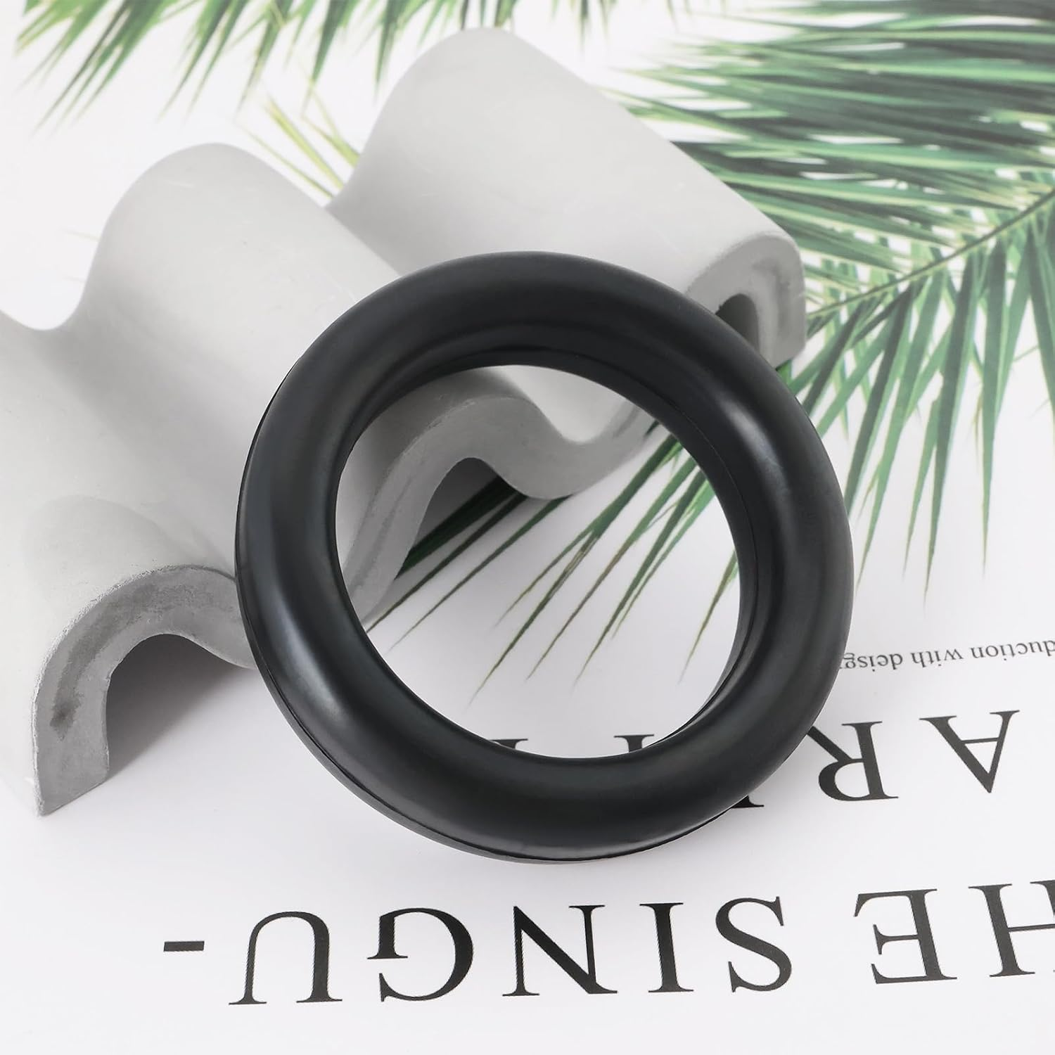 VGOL 4Pcs Car Muffler Exhaust Hanger Liner Exhaust Hanger EPDM Rubber 70Mm Outer Diameter 50Mm Inner Diameter for Hanging Exhaust Back Box image number 2