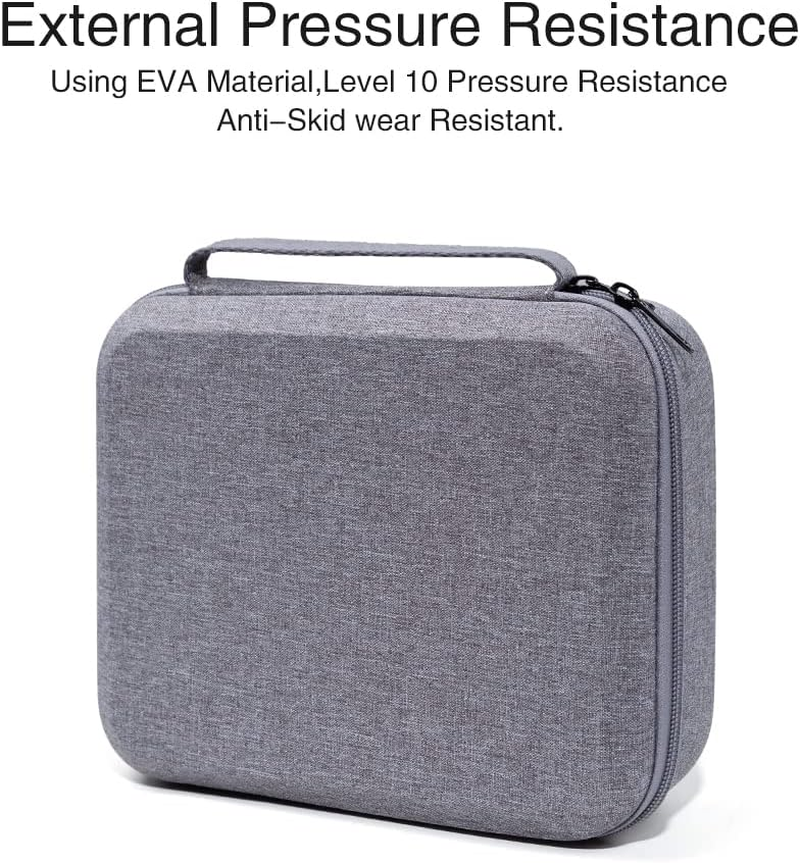 JOYSOG Carrying Case for DJI Mini 4 Pro Drone Storage Bag, Travel Hard Shell for Mini 4 Pro with RC-N2 Controller Accessories(Black) image number 3