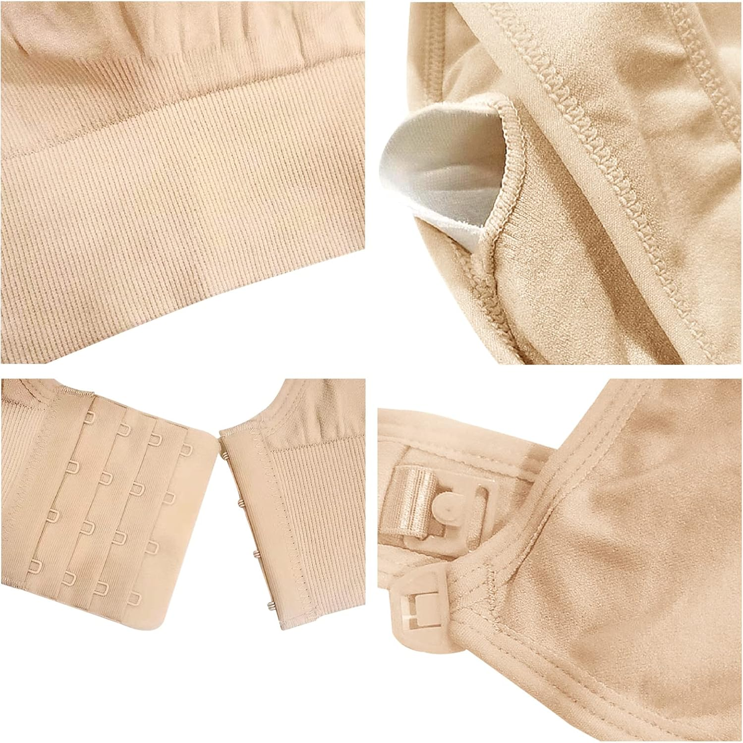 Dress Cici Nursing Sports Bra for Active Moms, Wirefree Full Coverage Racerback with Quick Front Clasp image number 3