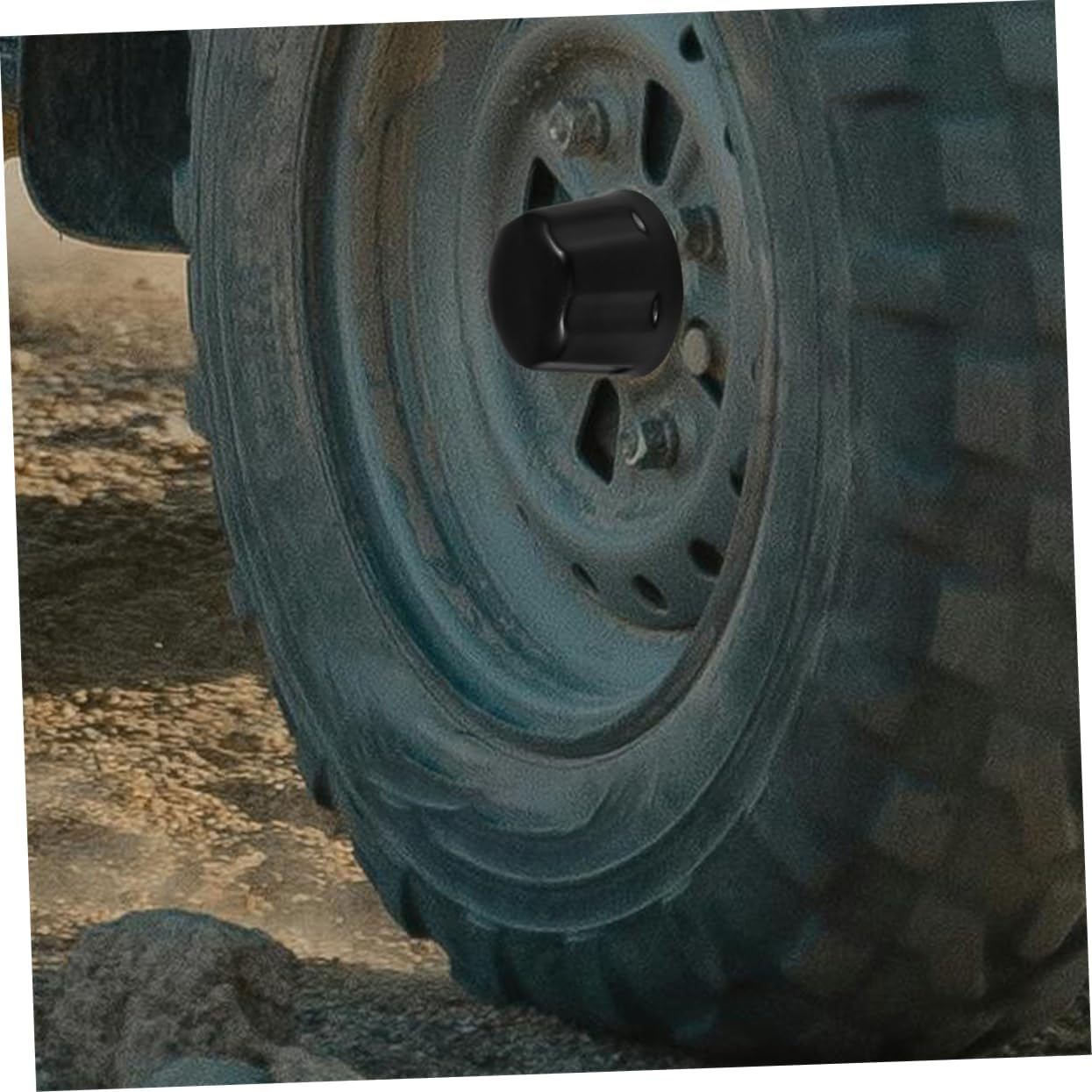 Luxshiny 4Pcs Rubber Wheel Cover Caps Replacement for ATV Trailer Boat Trailer Bearing Mud And image number 5