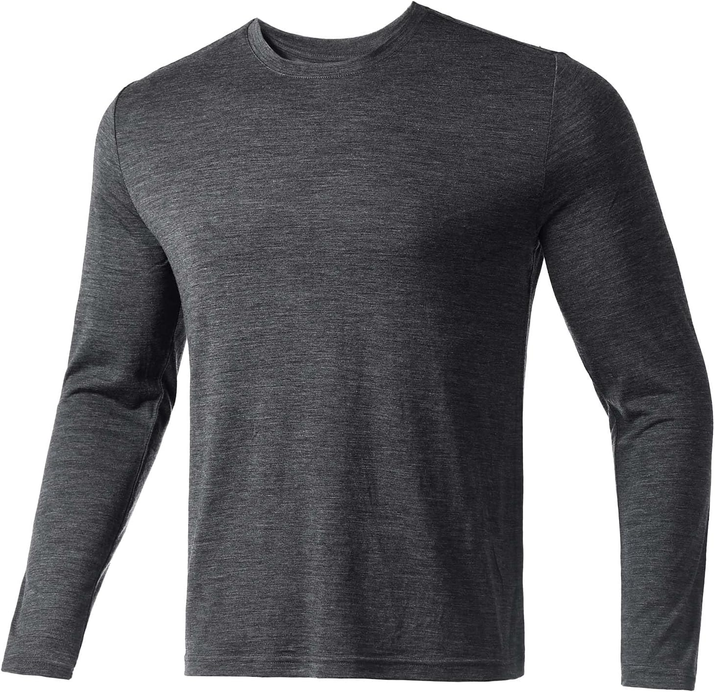 Merino Protect 100% Merino Wool Base Layer Mens Soft Long Sleeve Shirts Odor Resistance Thermal Underwear for Hunting Hiking