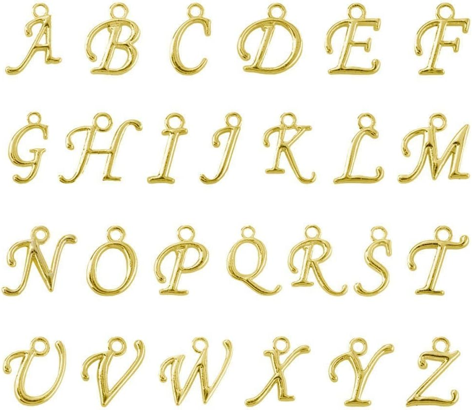 BEADNOVA 30Pcs Rhodium/Gold/Silver Plated Number 0-9 Charm for Jewelry Making