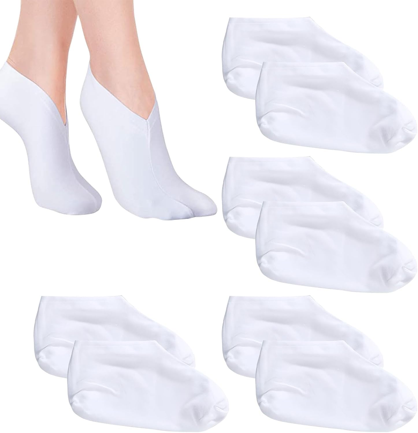 Moisturising Socks for Dry Cracked Feet, Foot Spa Cotton Socks, Cosmetic Moisturizing Socks Overnight for Repairing Dry Feet, Cracked Heel Repair, Foot Care and Softening Rough Skin