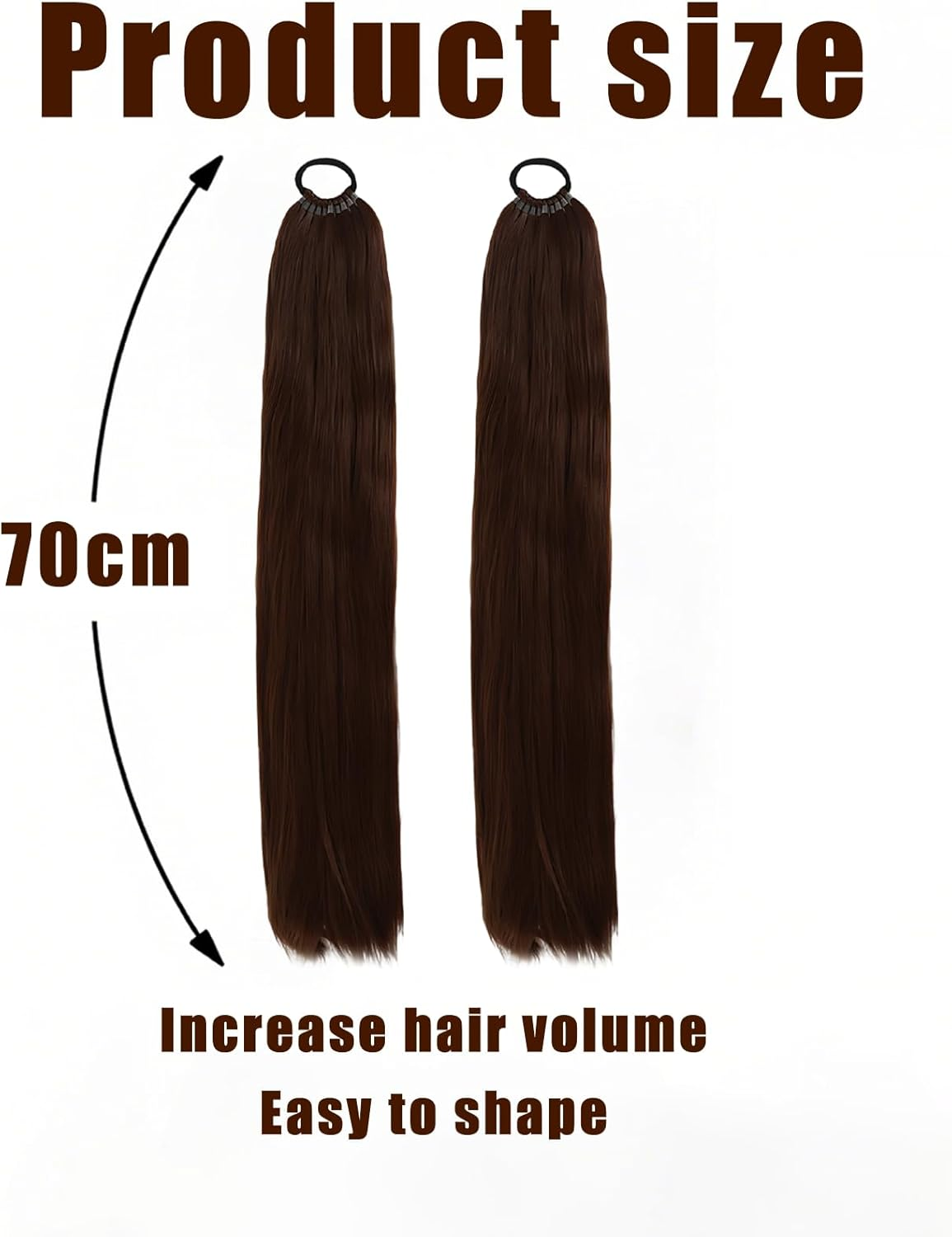 Cosmetics Hair Care & Styling Hair Extensions & Wigs Hairpieces image number 6