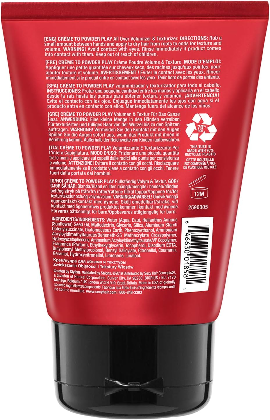 Sexy Hair Creme 2 Powder Play, 100 Ml image number 1