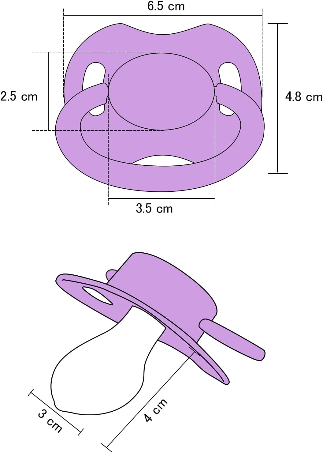 Littleforbig Bigshield Gen-Ii Pacifier Purple image number 4