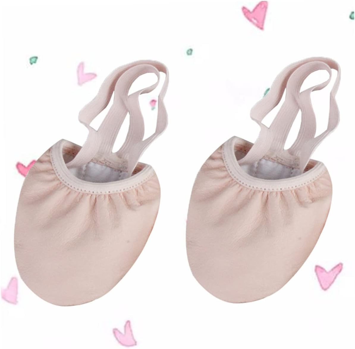 Gatuida 1 Pair Half Ballet Shoes Mop Slippers for Women Turning Jazz Shoes Womans Slippers Ladies Flats Sleepers Womens Slippers Womans Set of Feet Dancing