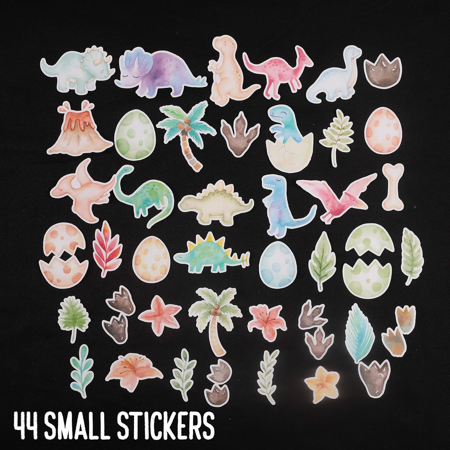 Navy Peony Fun Dinosaur Stickers (44Pcs) &mdash; for Dino Scrapbooks, Planners image number 2