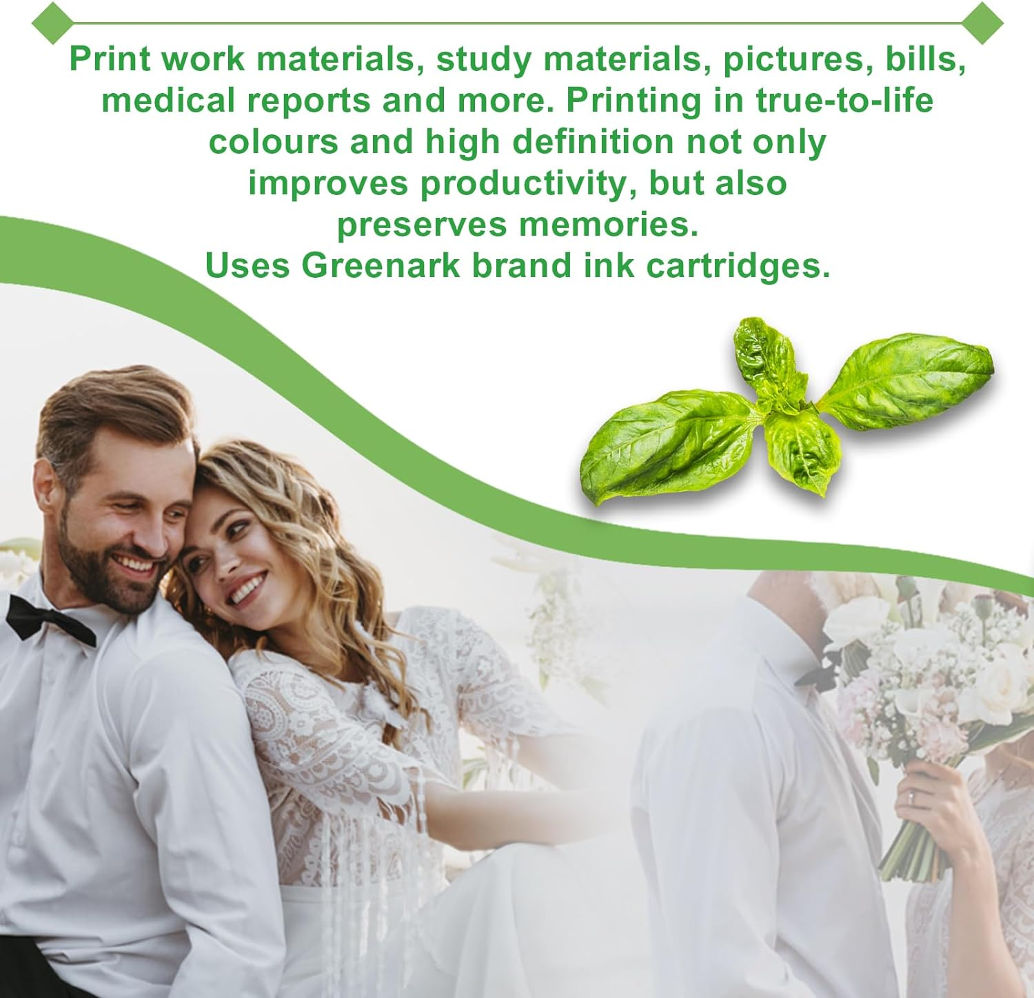 Greenark GI-61 Ink Bottle GI 61 Ink Replacement for Canon PIXMA G3620 G3625 G3630 G3660 G3670 G3675 G3680 G3690 G4670 G4680 (4Pack) image number 5