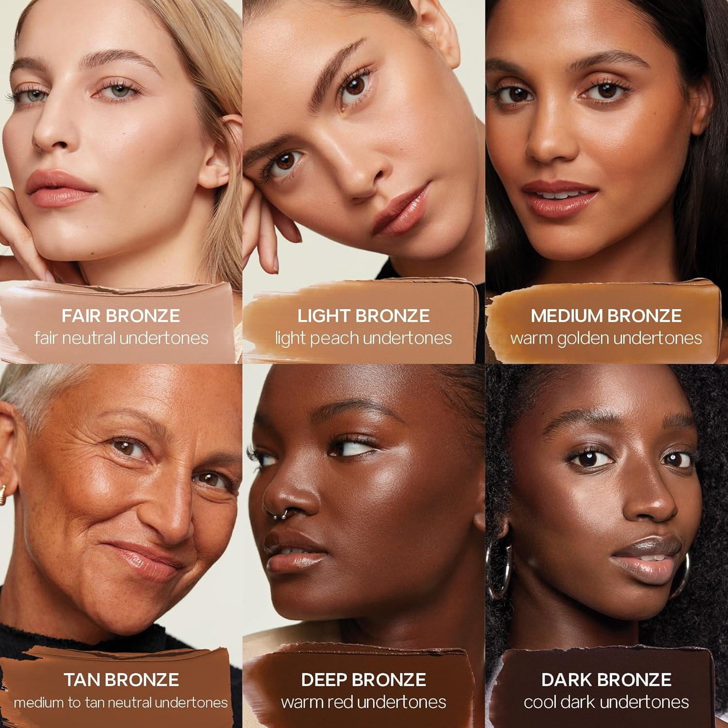 Saie Sun Melt Cream Bronzer - Buildable Balm Face Bronzer for Effortless Sculpting - Cream Contour Enriched with Vitamin C, Nourishing Skincare Ingredients & a Natural Finish - Tan Bronze (1 Oz) image number 4