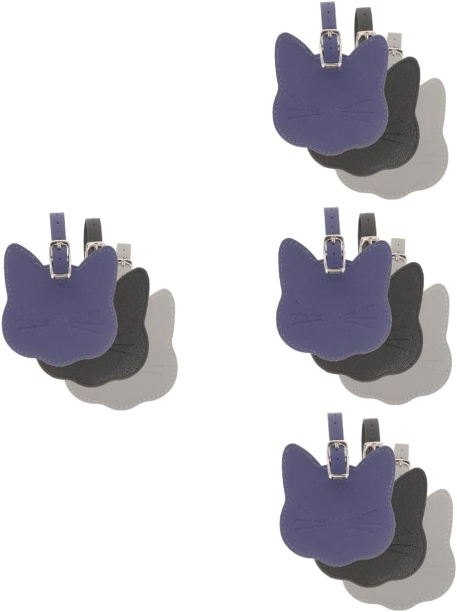 OATIPHO 12Pcs Luggage Tag for Suitcase Baggage Hanging Luggage Bag Tag Travel Suitcase Identify Travel Bag image number 6