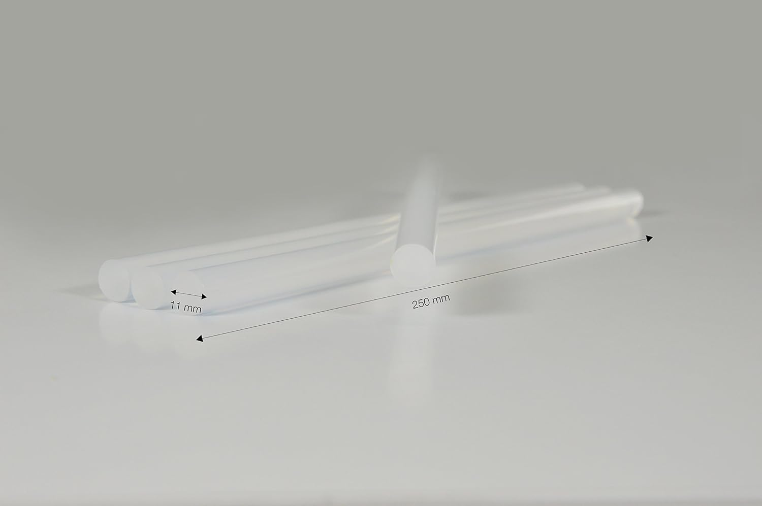 Standard Hot Glue Sticks, &Oslash;11 Mm X 250 Mm, 1 Kg of Hot Melt Glue, Hot Glue Gun Sticks, Ca. 40 Sticks, Hot Melt Adhesive for Crafting and DIY image number 3