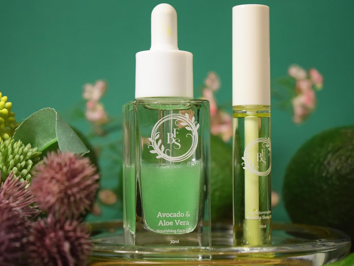 Avocado and Aloe Vera Face Oil (30Ml) with Lip Rejuvenation Rosehip Sleep Lip Oil(10Ml) image number 6