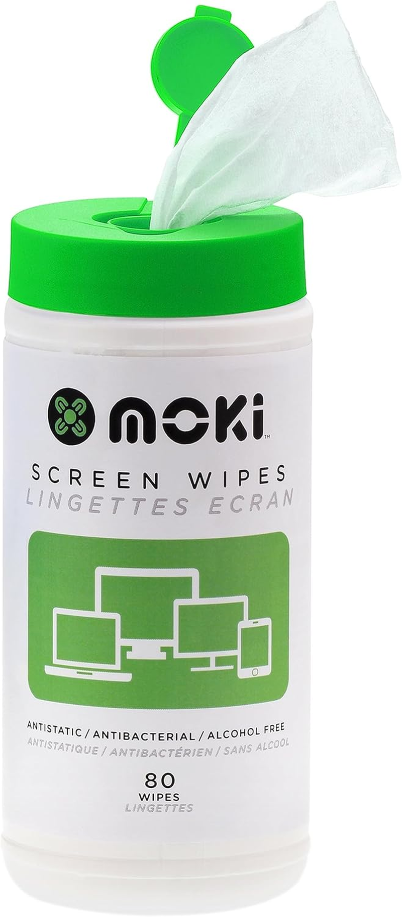 Moki Screen Wipes 80 Wipes