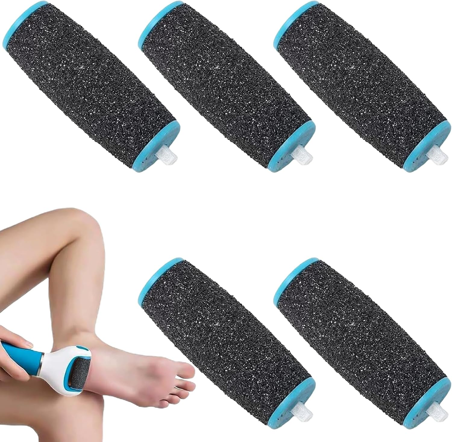 Callus Remover Replacement Rollers, for Callus Remover, Replacement Rollers for Pedicure, Pedicure, Foot Care Set, Pack of 5