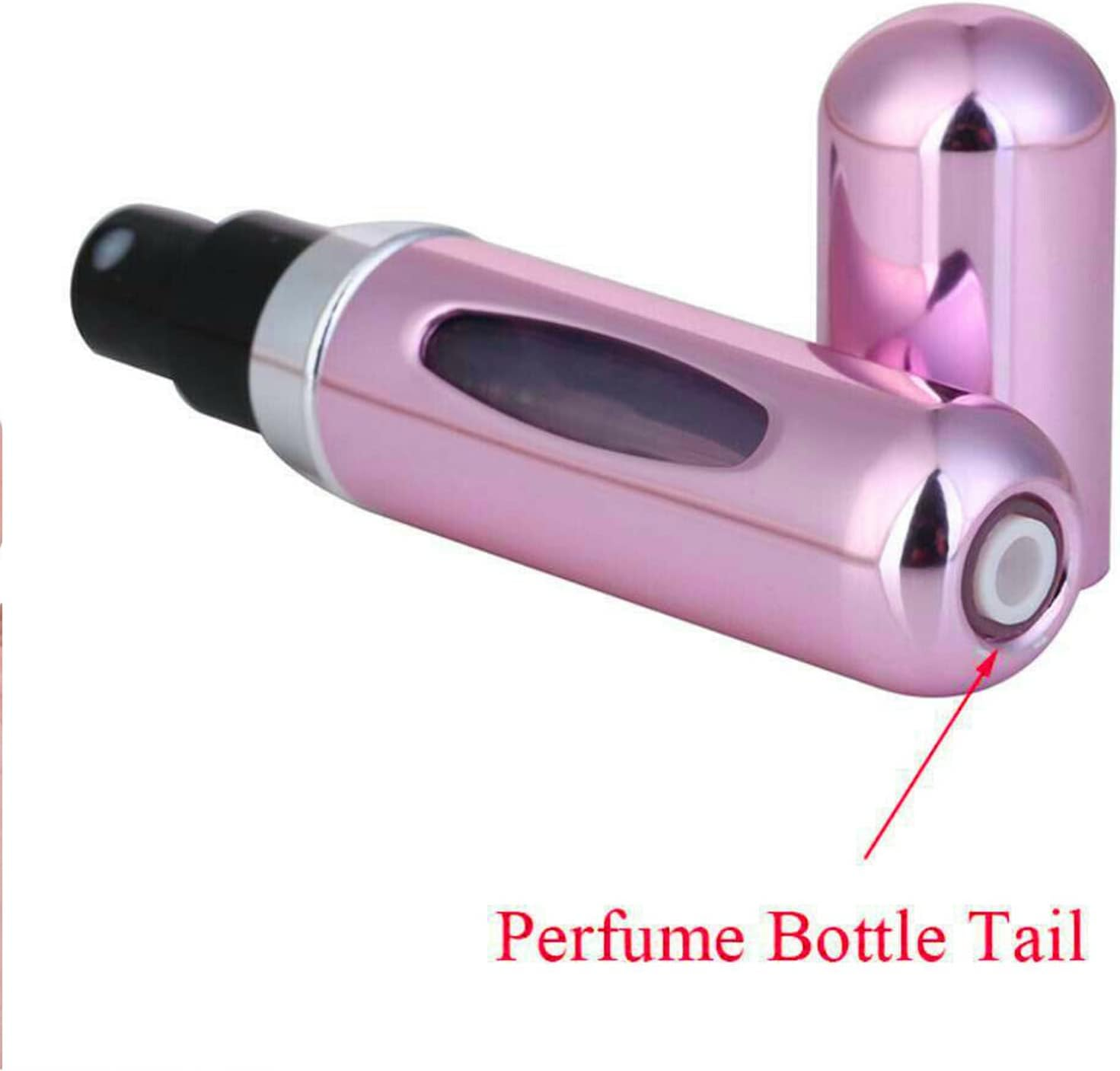 Mini Atomizer Perfume Bottle,3Pcs 5Ml Portable Travel Sub-Bottling Atomiser Spray Bottle,Liquid Spray Bottle,Bottom Refillable Perfume Atomizer Bottle for Purse Handbag Pocket Luggage (Bright Gold) - Bright Gold image number 4