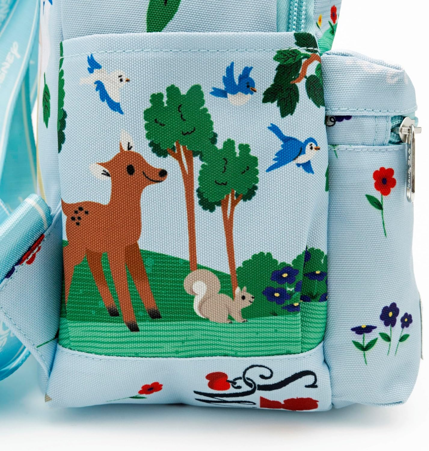 Wondapop - Snow White 13" Nylon Deluxe Daypack, Blue, One Size, Daypack image number 5