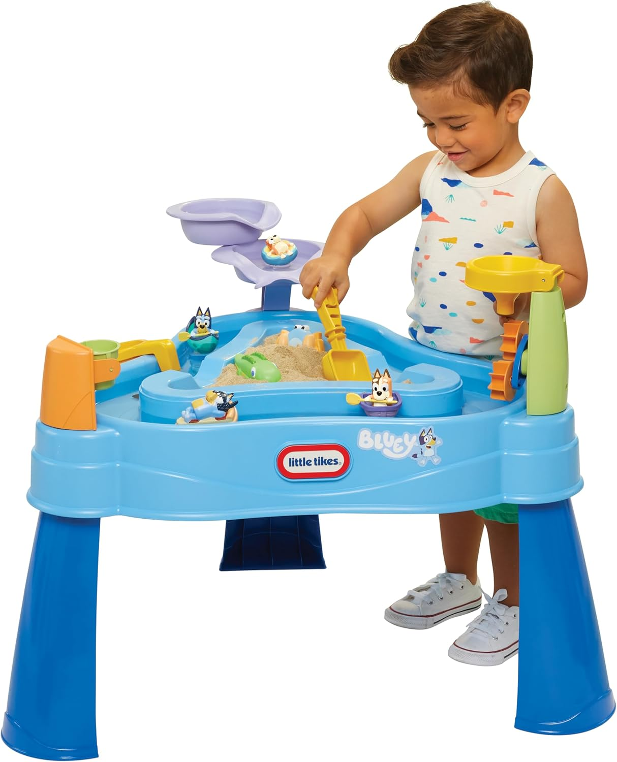 Little Tikes Bluey Beach Water Table - Comes with 6 Accessories, Bluey Active Play, for Boys and Girls Ages 1-6 Years image number 3