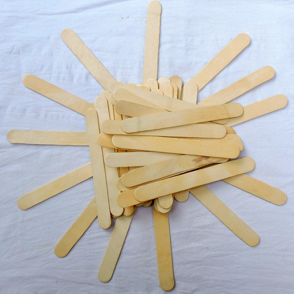 Healthgoodsau - Non-Sterile, Wooden Tongue Depressor for Adults (5.9 Inches) | Wooden Tongue Blade, Non-Sterile (Pack of 90) image number 3