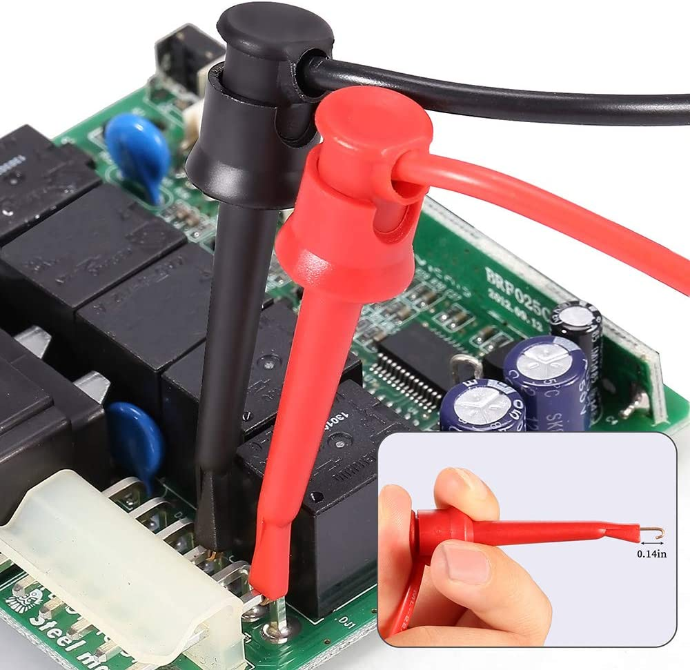 Bionso 21-Piece Multimeter Leads Kit, Professional and Upgraded Test Leads Set with Replaceable Gold-Plated Multimeter Probes, Alligator Clips, Test Hooks and Back Probe Pins. image number 1