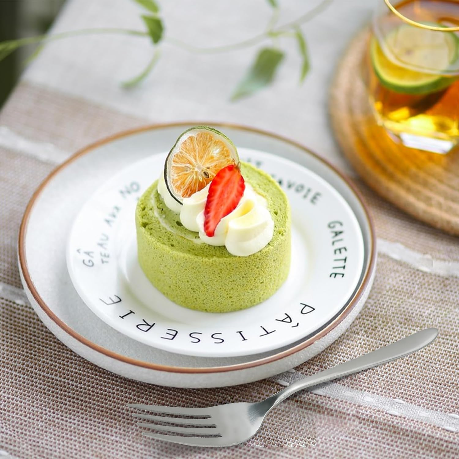 RETON 24 Piece Silverware Set, Stainless Steel Flatware Set Include Knife Fork Spoon Set, Mirror Polished Cutlery Set Service for 6, Tableware Utensil Set for Home Party Restaurant (Sliver) image number 2