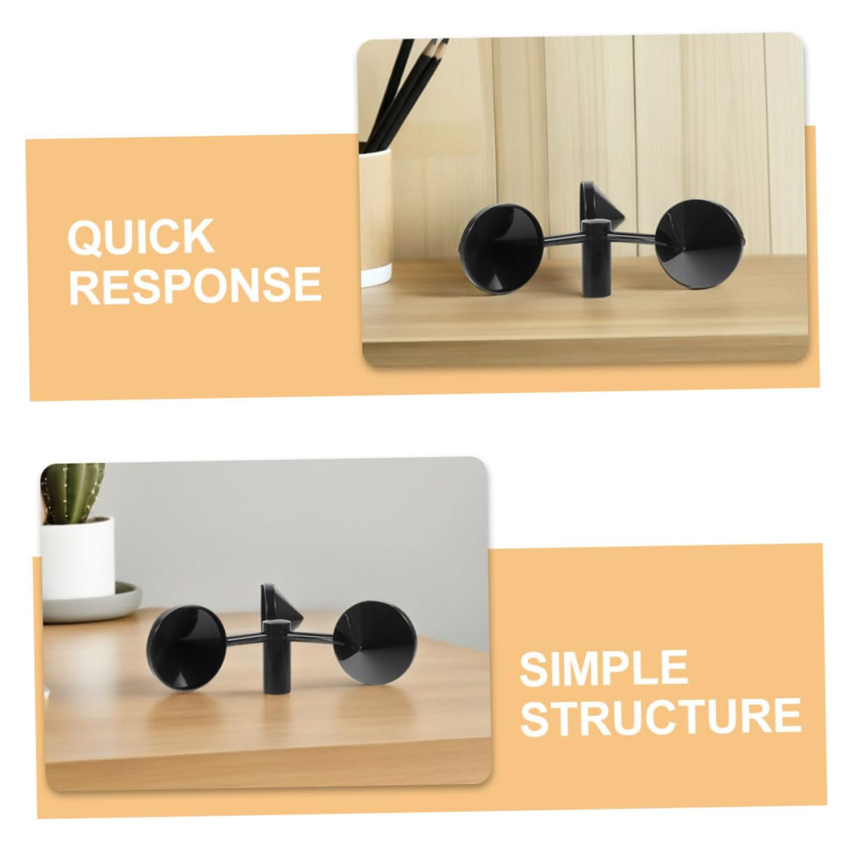 SEWACC 3Pcs Cup Anemometer Wind Speed Portable Handheld Wind for Outdoor Use Quick Response Airflow Measurement for Meteorological HVAC