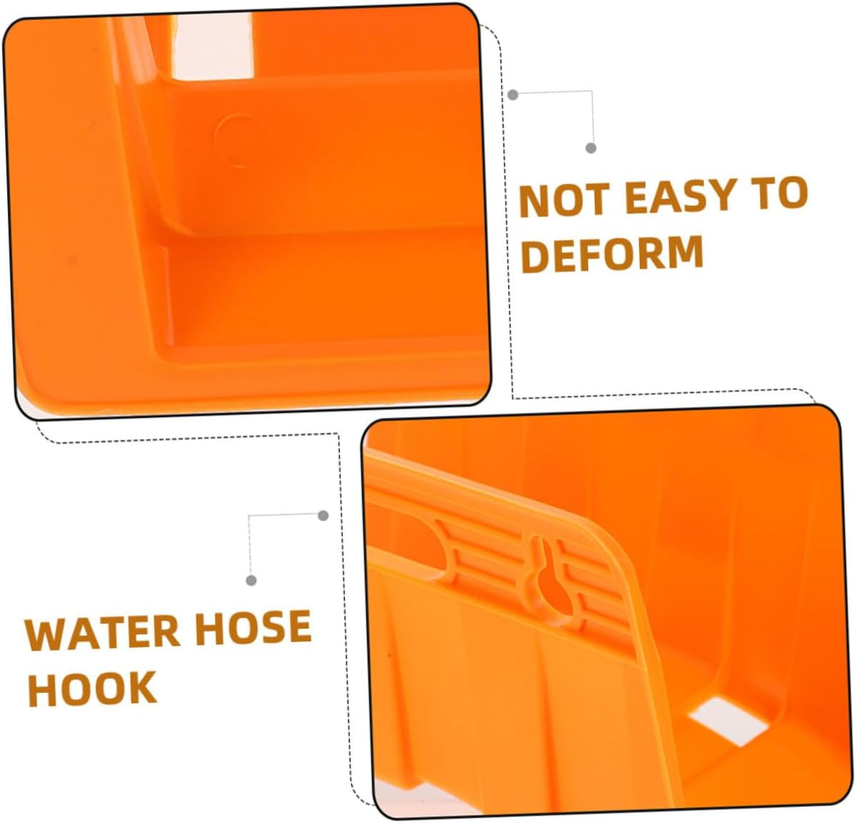 OFFSCH 2Pcs Garden Hose Holder Hook Plastic Hose Hook Hanger Storage Organizer in Gardening image number 4