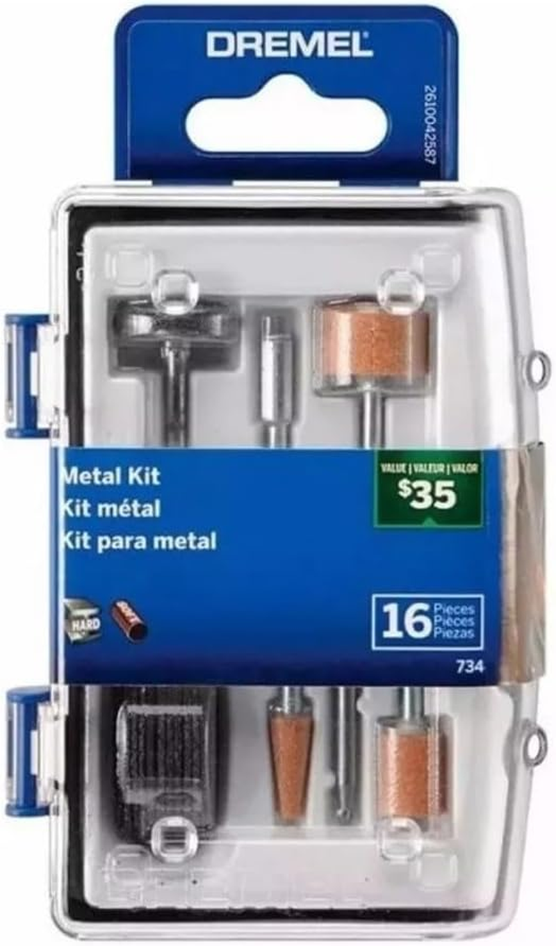 Dremel 734-02 Metal Accessory Micro Kit (16 Pieces)