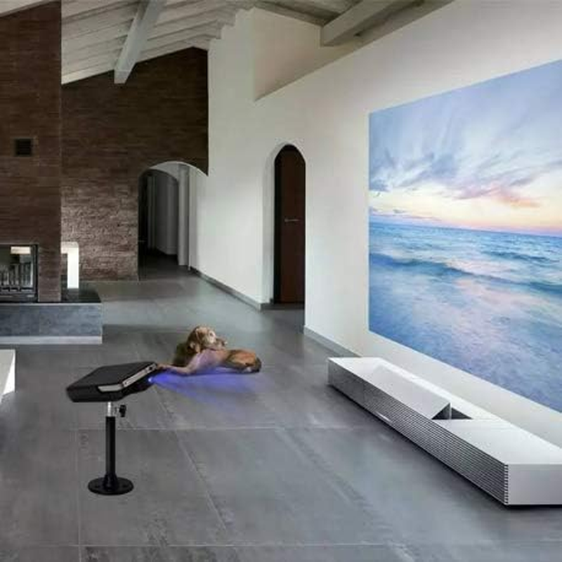 Mini Projector Ceiling Mount 360&deg; Adjustable Projector Wall Mount Length 7In / 18Cm Projector Mount Compatible with TMY Auking HAPPRUN Vankyo Meer ELEPHAS NICPOW Projector and Mini Projector Black image number 2