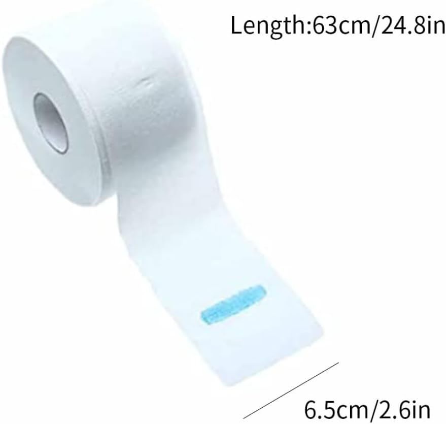 Salon Neck Paper, Disposable Neck Strips Disposable Hair Neck Protection Paper Broken Hair Preventing Barber Paper, Hairdressing Paper Tool image number 6