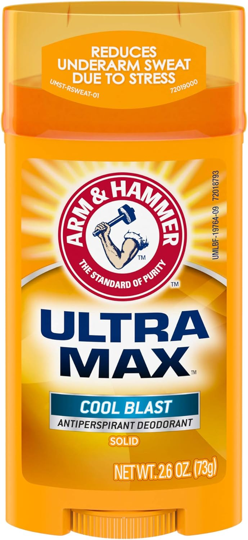 Arm & Hammer Ultra Max Invisible Solid Antiperspirant Deodorant, Cool Blast, 2.6 Oz image number 5