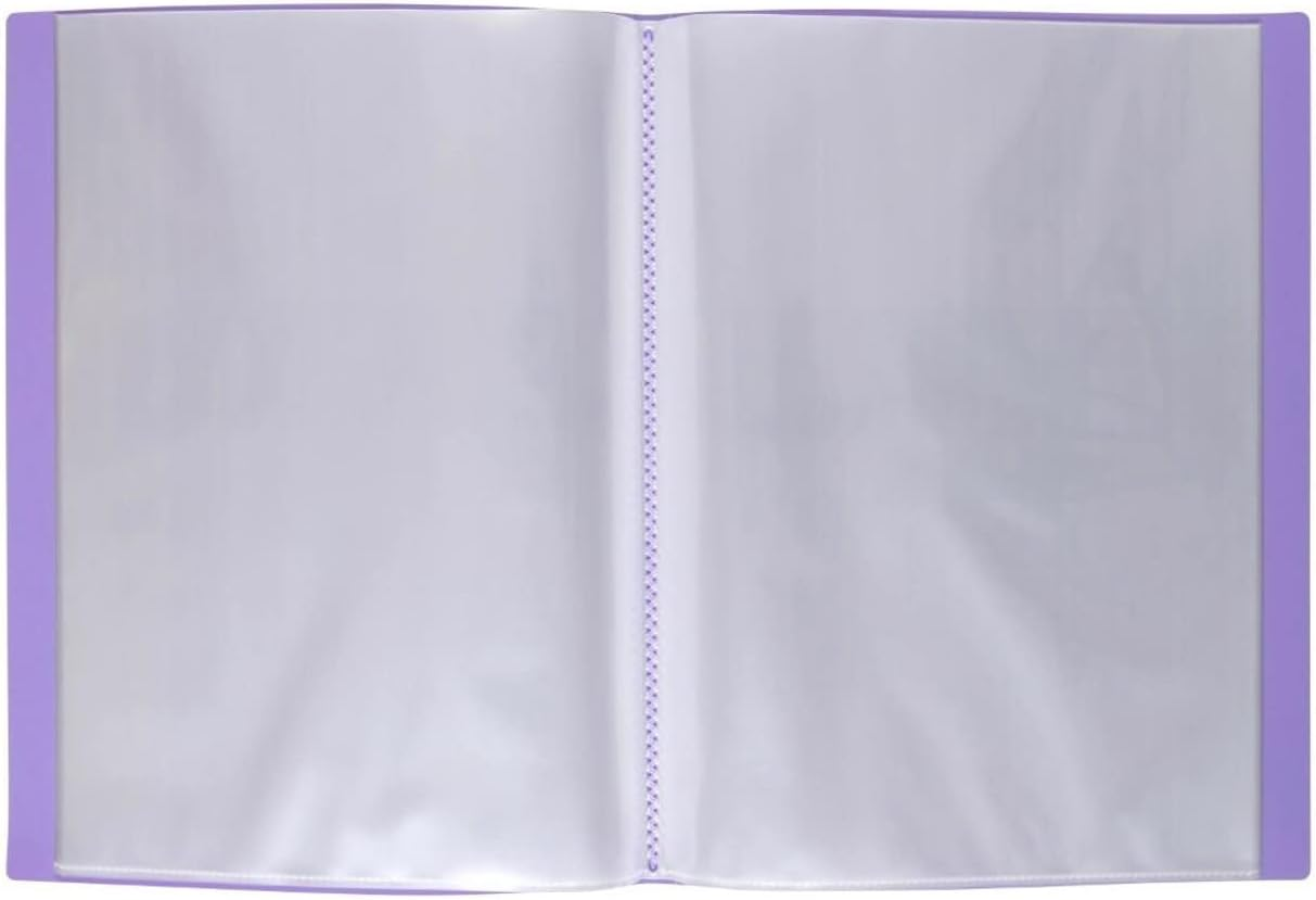 Colourhide Fixed Display Book 20 Sheets, Purple image number 1