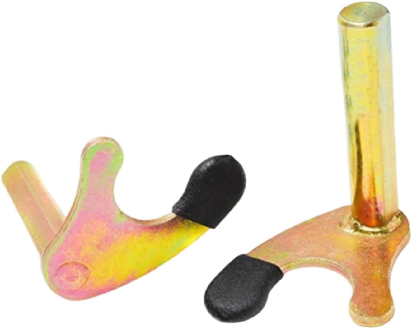 2X Wheels Lift Stand Hooks Support Rack Spare Parts Nonslip Iron Motorbike Accessories Stable for Paddock Lift Jack Stand